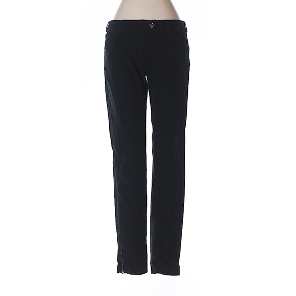 Balenciaga | Black Skinny Zipper Side Pants - Picture 3 of 3